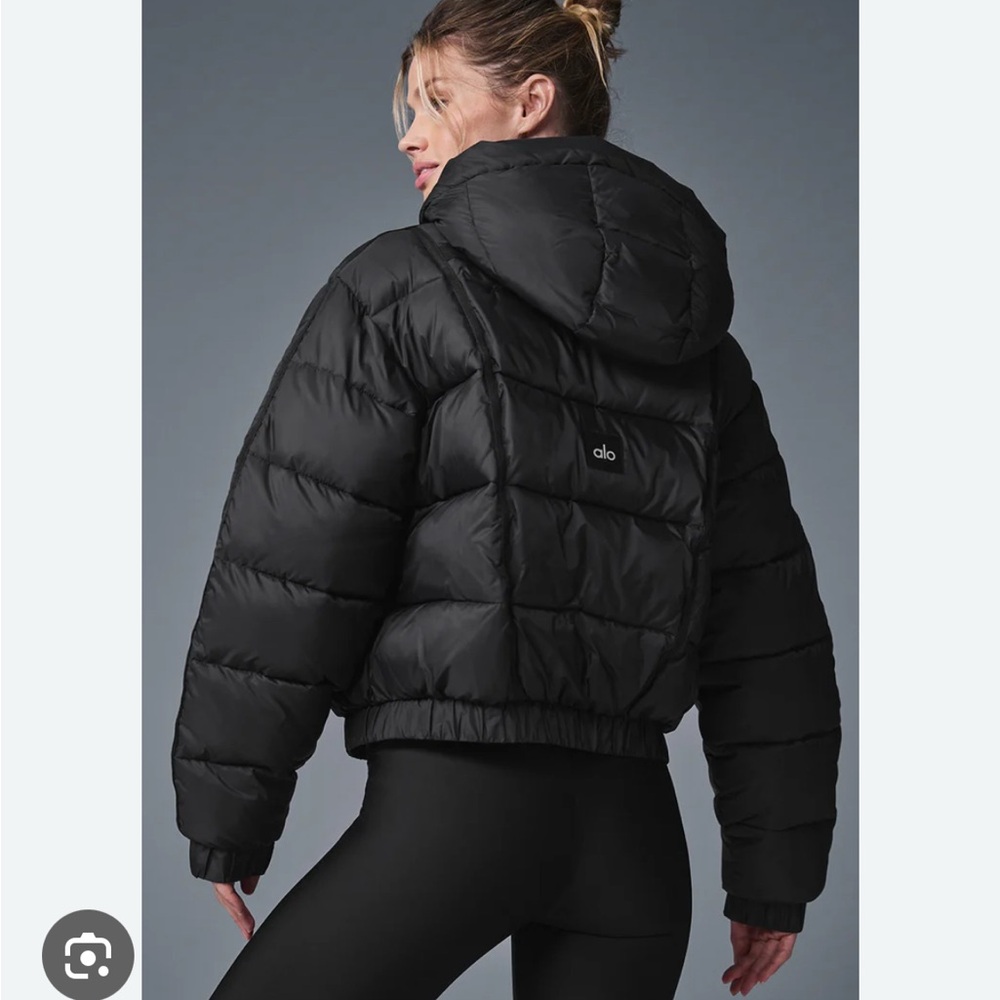 Alo Aspen Love Puffer Jacket XS Black